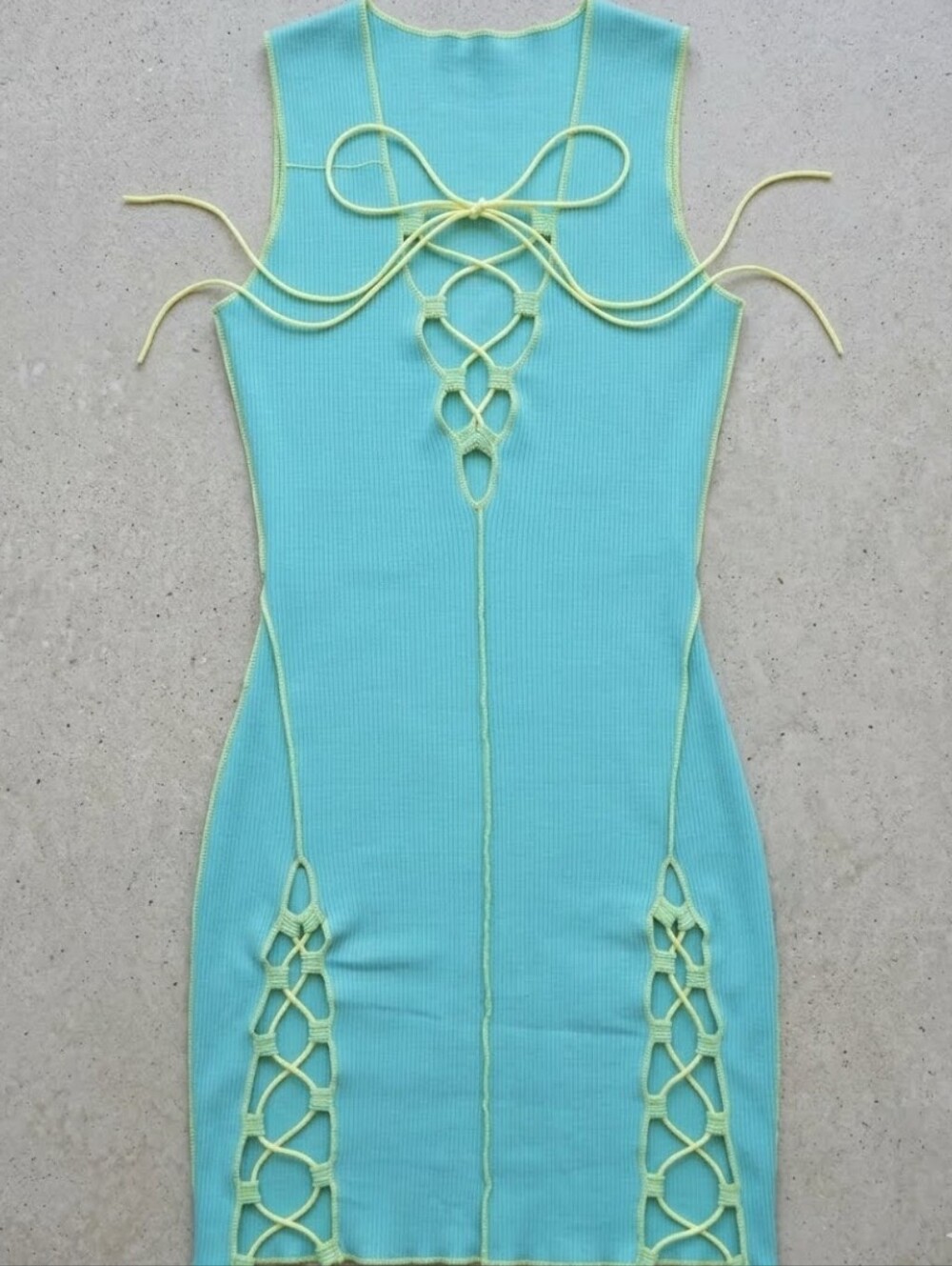 New Fashion Nova Lace-Up Mini Dress